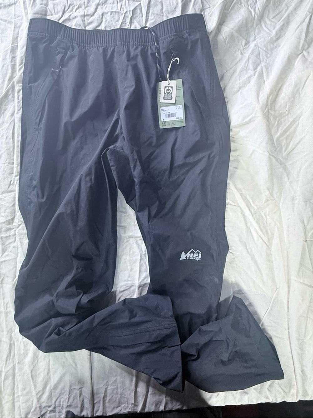 REI Co-op Men's Black Lightweight Waterproof Pant